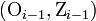 (\operatorname{O}_{i-1} , \operatorname{Z}_{i-1})