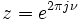  z=eˆ{2\pi j\nu} \ 