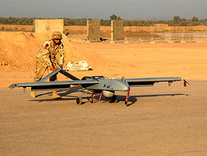 RQ-7A utilisé en Irak par l'US Army